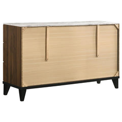 Mays 5-piece Eastern King Bedroom Set Walnut - 215961KE-S5