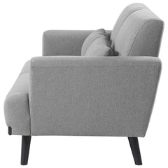 Blake Upholstered Track Arm Loveseat Sharkskin - 511122