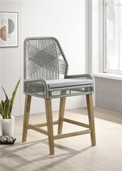 Nakia Woven Rope Back Counter Height Stools (Set of 2) - 110035