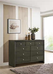 Serenity 9-drawer Dresser Mod Grey - 215843
