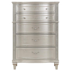 Evangeline 6-drawer Bedroom Chest Silver Oak - 223395