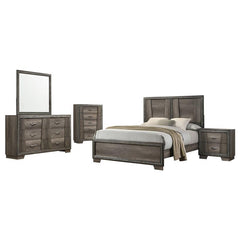 Janine 5-piece Eastern King Bedroom Set Grey - 223551KE-S5