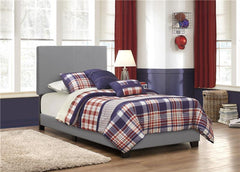Dorian Upholstered Twin Panel Bed Grey - 300763T