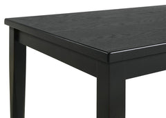 Appleton 5-piece Rectangular Wood Dining Table Set Black Washed and Light Grey - 110281-S5