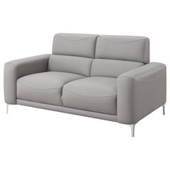 Glenmark Upholstered Track Arm Loveseat Taupe - 509732