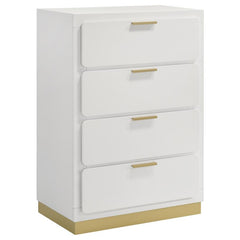 Caraway 5-piece California King Bedroom Set White - 224771KW-S5