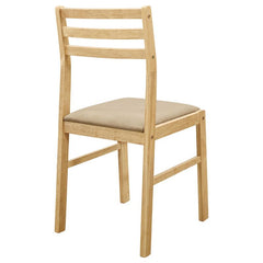 Bucknell 3-piece Dining Set with Drop Leaf Natural and Tan - 130006