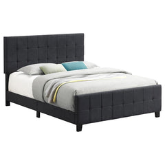Fairfield Upholstered Queen Panel Bed Dark Grey - 305953Q