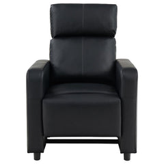 Toohey Upholstered Tufted Recliner Living Room Set Black - 600181-S5A