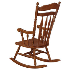 Aylin Solid Wood Rocking Chair Medium Brown - 600187