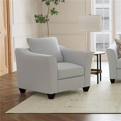 Salizar Upholstered Flared Arm Accent Chair Sand - 508583