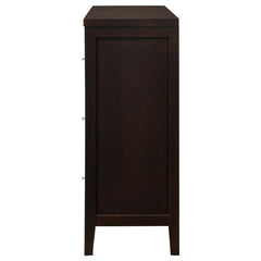 Carlton 6-drawer Rectangular Dresser Cappuccino - 202093
