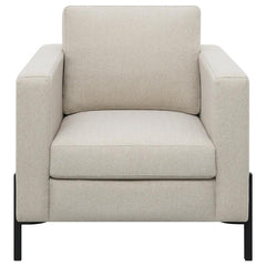 Tilly Upholstered Track Arm Accent Chair Oatmeal - 509903