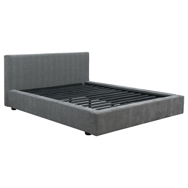 Gregory Upholstered Queen Panel Bed Graphite - 316020Q