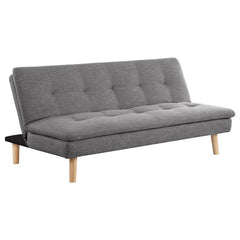 Scout Upholstered Tufted Convertible Sofa Bed Grey - 360045