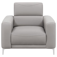Glenmark 3-piece Upholstered Track Arm Sofa Set Taupe - 509731-S3