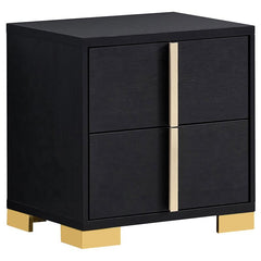 Marceline 4-piece Eastern King Bedroom Set Black - 222831KE-S4