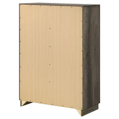 Janine 5-drawer Bedroom Chest Grey - 223555