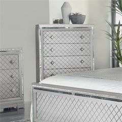 Eleanor 5-drawer Bedroom Chest Metallic Mercury - 223465