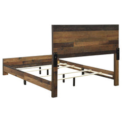 Sidney 5-piece Eastern King Bedroom Set Rustic Pine - 223141KE-S5