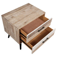 Marlow 2-drawer Nightstand Rough Sawn Multi - 215762