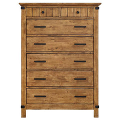 Brenner 5-piece Queen Bedroom Set Rustic Honey - 205261Q-S5