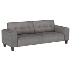 Deerhurst Upholstered Track Arm Tufted Sofa Charcoal - 509641