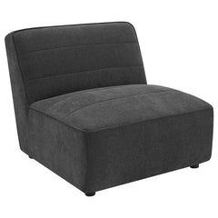 Sunny 6-piece Upholstered Modular Sectional Sofa Charcoal - 552081-SET
