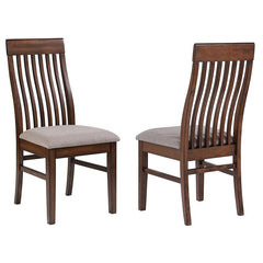Briarwood Slat Back Dining Side Chair Mango Oak and Brown (Set of 2) - 182992
