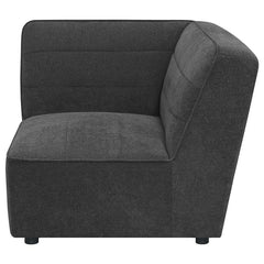Sunny Upholstered Corner Chair Dark Charcoal - 552082