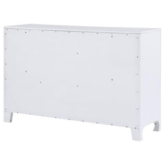 Anastasia 6-drawer Dresser Pearl White - 224753