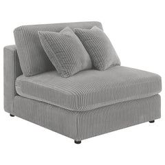 Blaine Upholstered Reversible Chaise Sectional Sofa Fog - 509900-SET