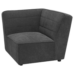 Sunny Upholstered Corner Chair Dark Charcoal - 552082