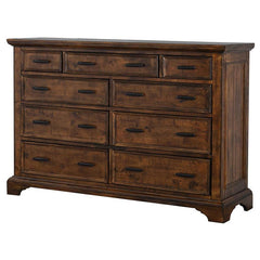 Elk Grove 9-drawer Dresser with Jewelry Tray Vintage Bourbon - 203893