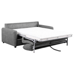 Rylie Upholstered Sofa Sleeper with Queen Mattress Grey - 360029