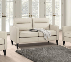 Jonah Upholstered Track Arm Loveseat Ivory - 509652