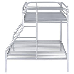 Morgan Metal Twin Over Full Bunk Bed Silver - 2258V