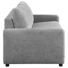 Rylie Upholstered Sofa Sleeper with Queen Mattress Grey - 360029