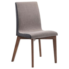 Redbridge 5-piece Dining Room Set Natural Walnut and Grey - 106591-S5