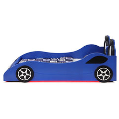 Cruiser Wood Twin LED Car Bed Blue - 400478