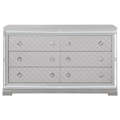 Eleanor 4-piece Queen Bedroom Set Metallic Mercury - 223461Q-S4
