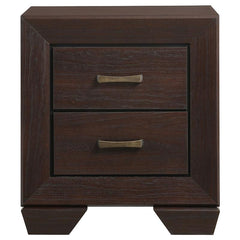 Kauffman 2-drawer Nightstand Dark Cocoa - 204392