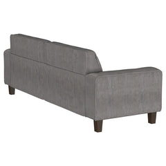 Deerhurst Upholstered Track Arm Tufted Sofa Charcoal - 509641
