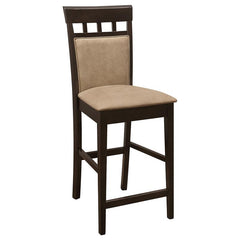 Gabriel 5-piece Square Counter Height Dining Set Cappuccino - 100438-S5A