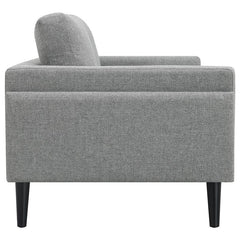 Rilynn 2-piece Upholstered Track Arm Sofa Set Grey - 509524-S2