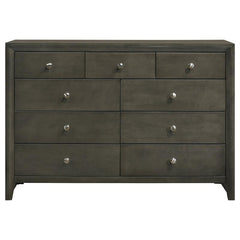 Serenity 4-piece Queen Bedroom Set Mod Grey - 215841Q-S4