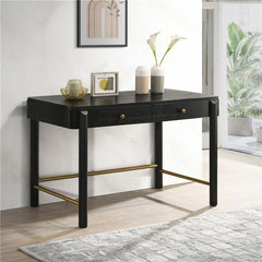 Arini 2-drawer Vanity Desk Makeup Table Black - 224337